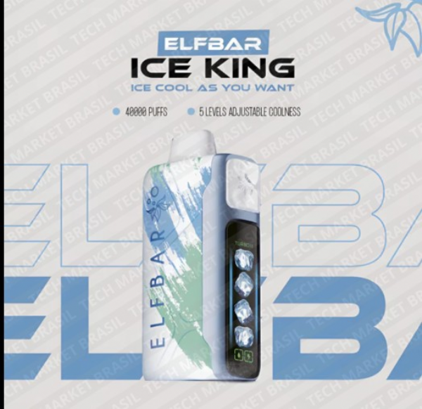 Descart�vel ElfBar Ice King 40.000 puffs
